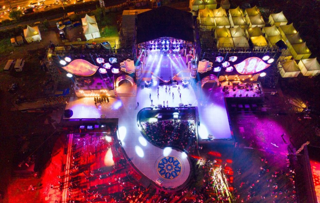 Tipos de concierto que existen desde una vista aérea con Bellmart